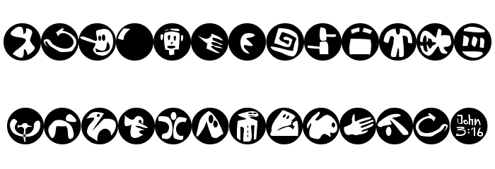 Sam's Dingbats No.2 フォント 小文字