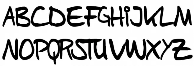 Sam's Handwriting Polices MAJUSCULES
