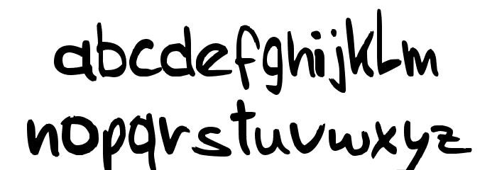 Sam's Handwriting Font LOWERCASE