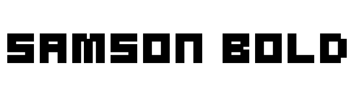 Samson Bold  font caratteri gratis