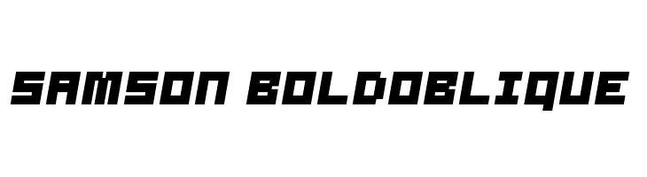 Samson BoldOblique 