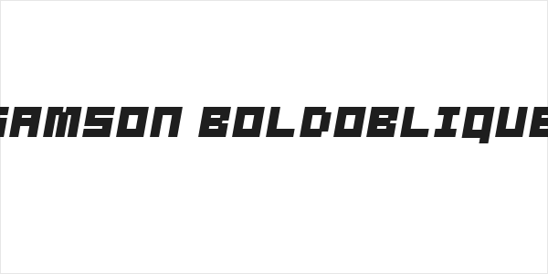Samson BoldOblique Logo