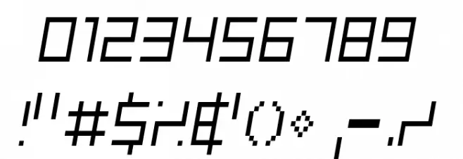 Samson Light Oblique Font OTHER CHARS