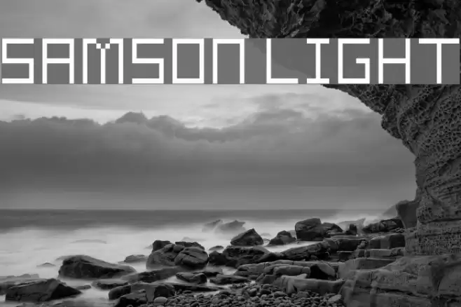 Samson Light Font examples