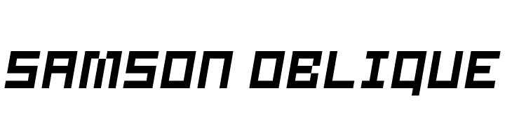 Samson Oblique  Descarca Fonturi Gratis