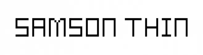 Samson Thin  Free Fonts Download