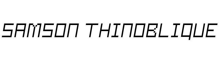 Samson ThinOblique  لخطوط تنزيل