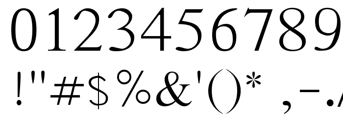 SamtolLight Font OTHER CHARS