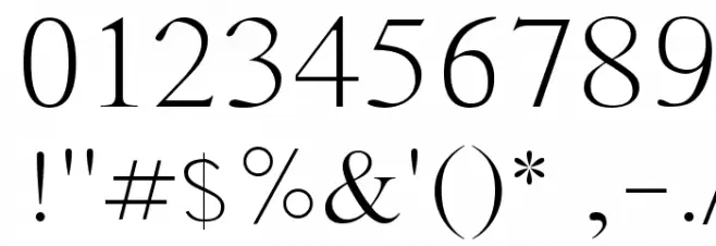 SamtolSlim Schriftart Anderer Schreiben