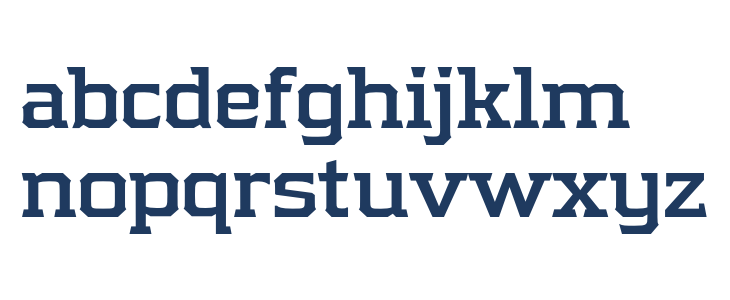 Samton Bold Lowercase