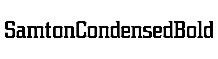 Samton Condensed Bold  لخطوط تنزيل