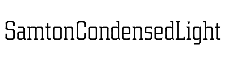 Samton Condensed Light  لخطوط تنزيل
