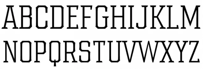 Samton Condensed Light Schriftart Groß