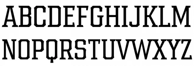 Samton Condensed Шрифта ВЕРХНИЙ