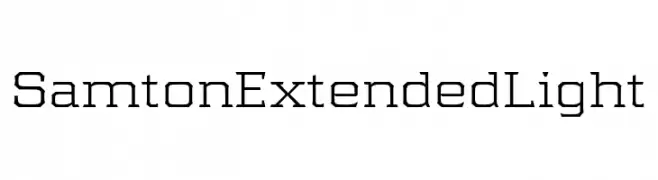 Samton Extended Light  Descarca Fonturi Gratis