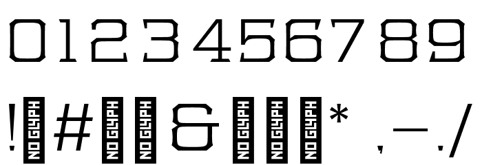 Samton Extended Light Font OTHER CHARS