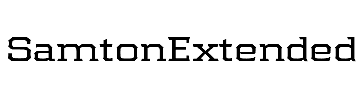 Samton Extended  Free Fonts Download