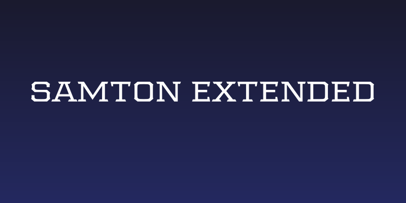 Samton Extended Social Header