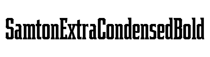 Samton Extra Condensed Bold  Fuentes Gratis Descargar