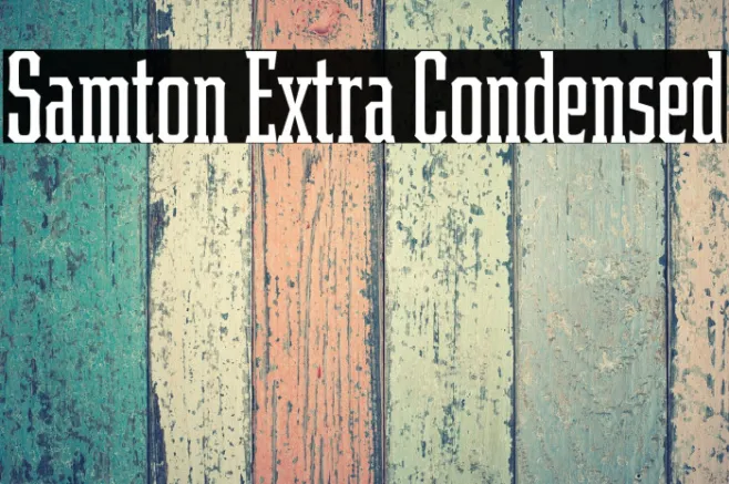 Samton Extra Condensed Example 1