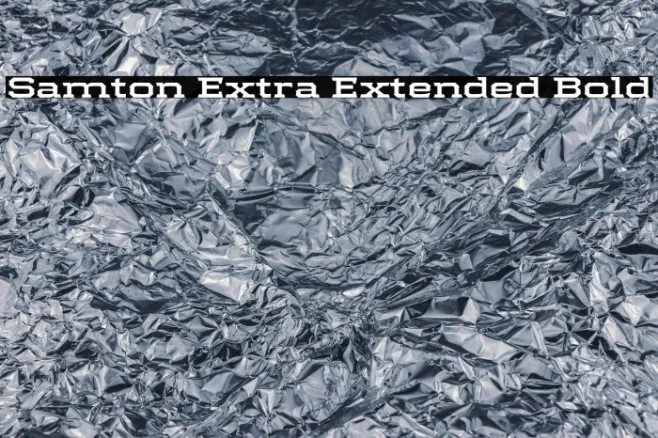 Samton Extra Extended Bold Example 3