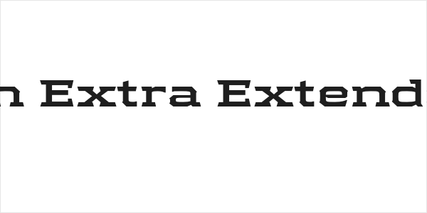 Samton Extra Extended Bold Logo