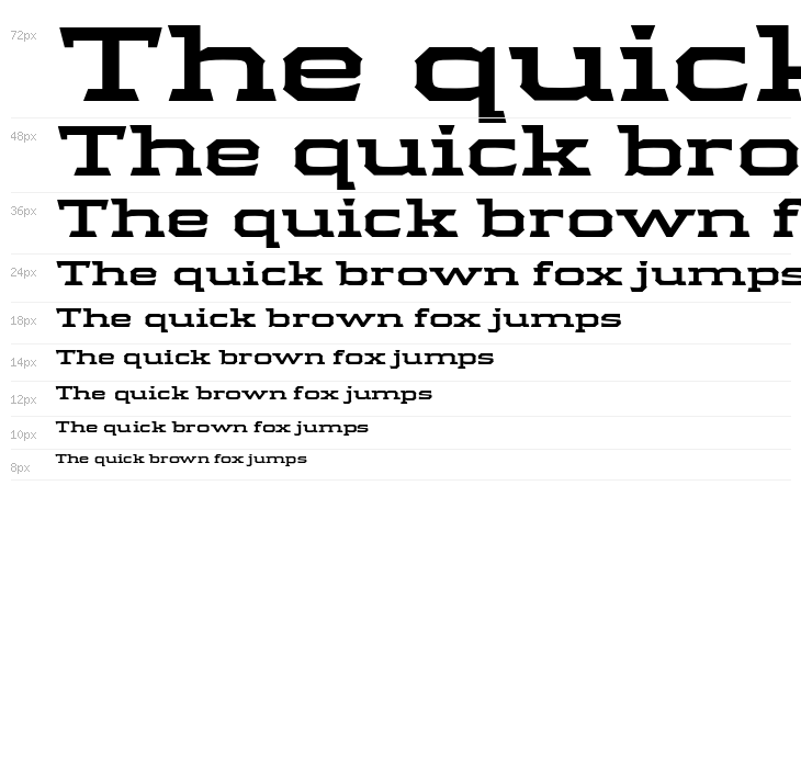 Samton Extra Extended Bold Waterfall