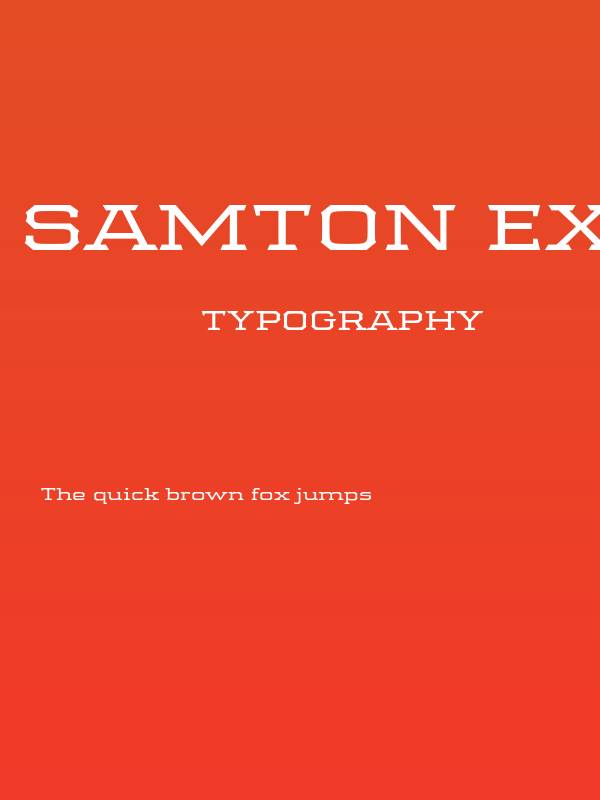 Samton Extra Extended Poster