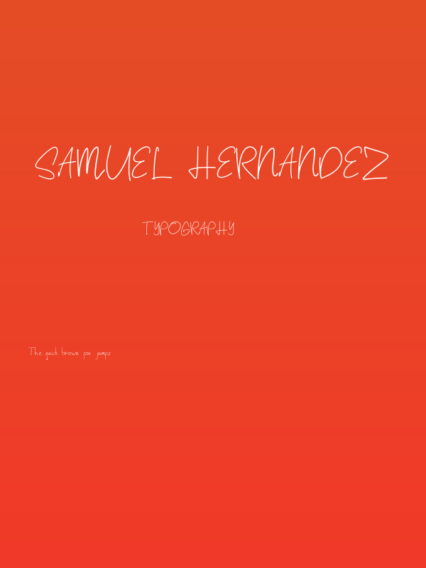 Samuel Hernandez Poster