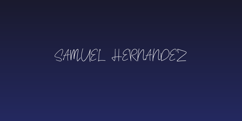 Samuel Hernandez Social Header