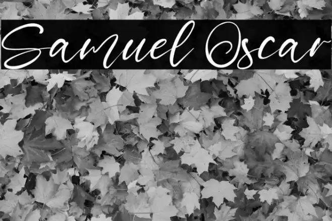 Samuel Oscar Font examples