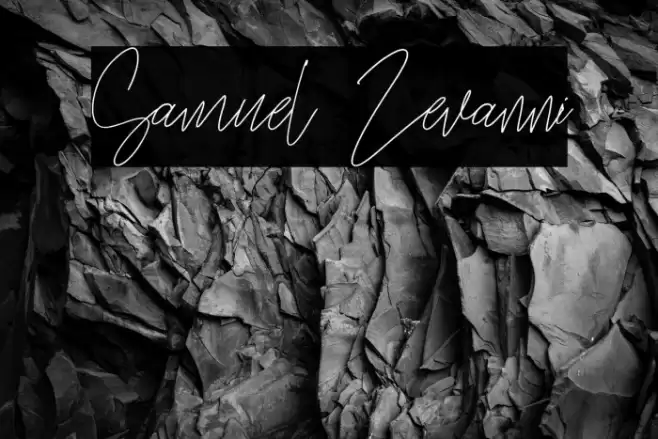 Samuel Zevanni Font examples