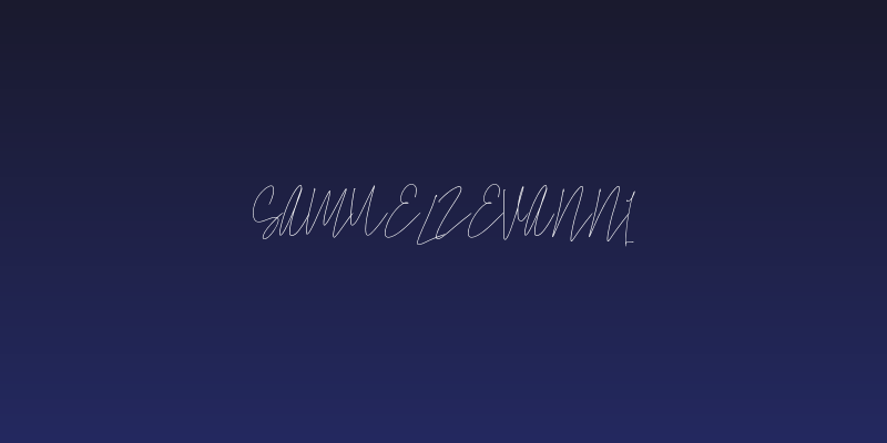 SamuelZevanni Social Header