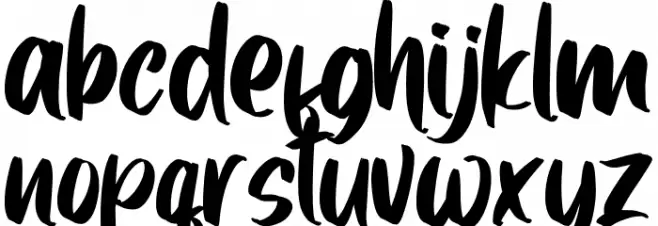 Samuell Solid_DEMO Font LOWERCASE