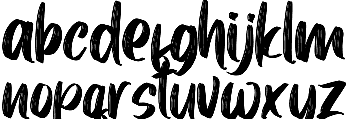 Samuell Textured - DEMO Font LOWERCASE