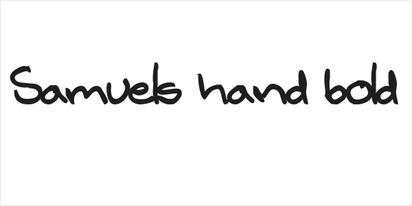 Samuels hand bold Logo