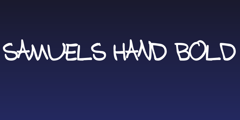 Samuels hand bold Social Header