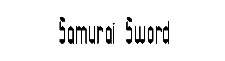 Samurai Sword  لخطوط تنزيل