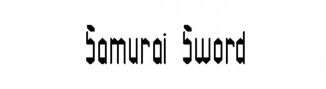 Samurai Sword  Descarca Fonturi Gratis