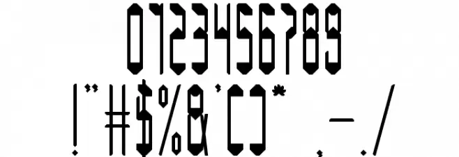 Samurai Sword Font OTHER CHARS