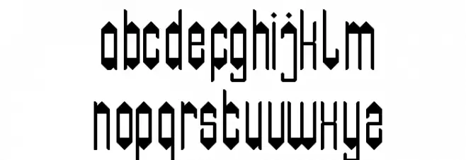 Samurai Sword Шрифта строчной