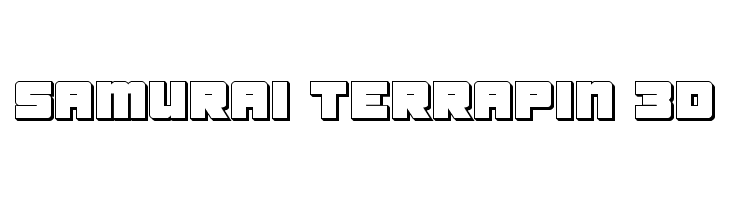 Samurai Terrapin 3D Polices