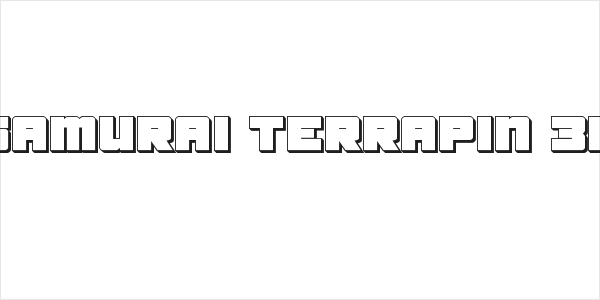 Samurai Terrapin 3D Logo