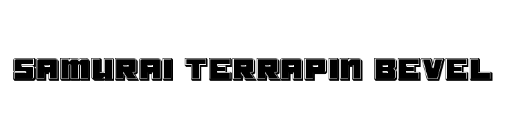 Samurai Terrapin Bevel Font