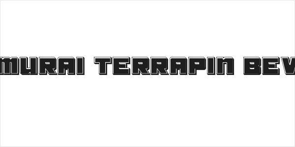 Samurai Terrapin Bevel Logo
