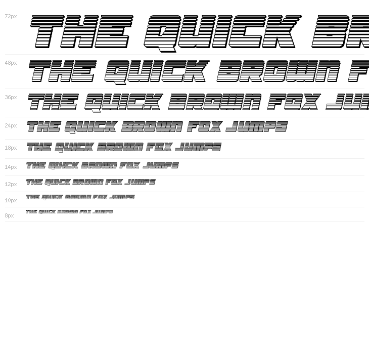 Samurai Terrapin Chrome Italic Waterfall