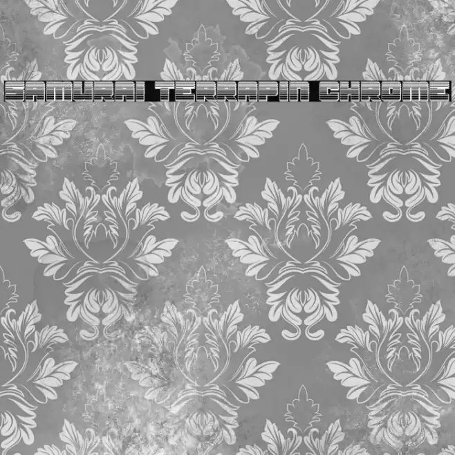 Samurai Terrapin Chrome Font examples