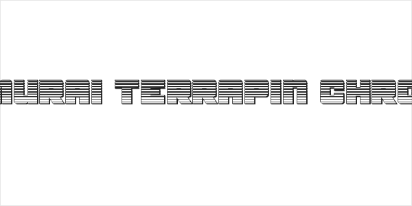 Samurai Terrapin Chrome Logo