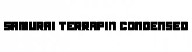 Samurai Terrapin Condensed  Fuentes Gratis Descargar