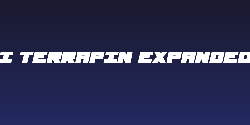 Samurai Terrapin Expanded Italic Social Header